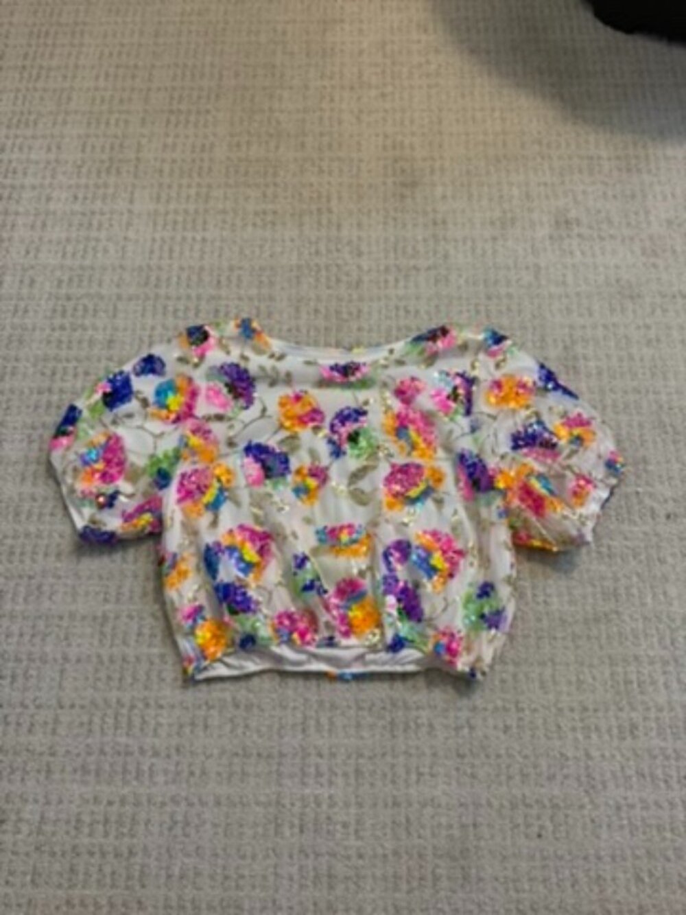Why Dress Sequin Top - Size Large